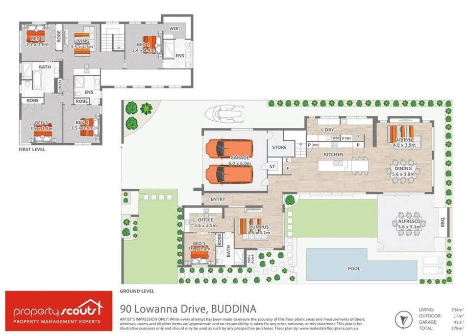 Beachside Buddina Luxury Family House 5 Bedrooms Екстер'єр фото